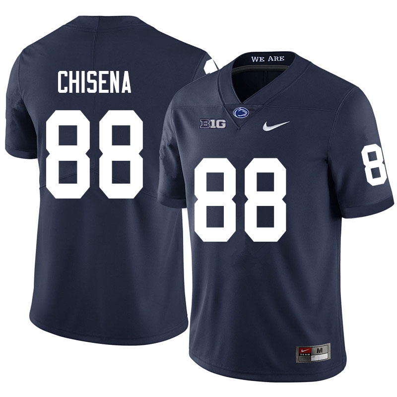 NCAA Nike Men's Penn State Nittany Lions Dan Chisena #88 College Football Authentic Navy Stitched Jersey QYV8698ZY